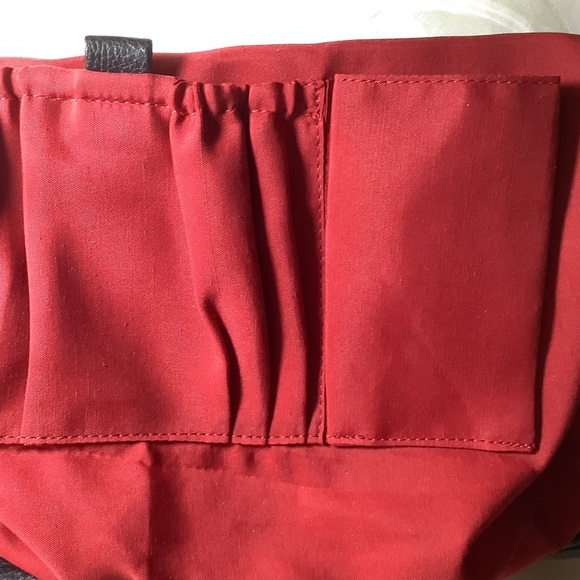 Stone Mountain Large Black Shoulder Bag Pebbled Faux Leather 13” Wide Adjustable - Picture 7 of 8